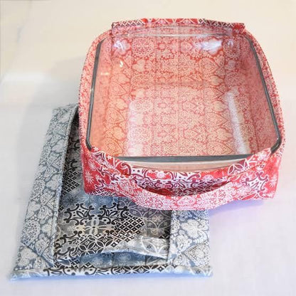 Around The Bobbin Pass The Hot Dish Pattern ATB-171 - 2 Size Variations Per Pattern