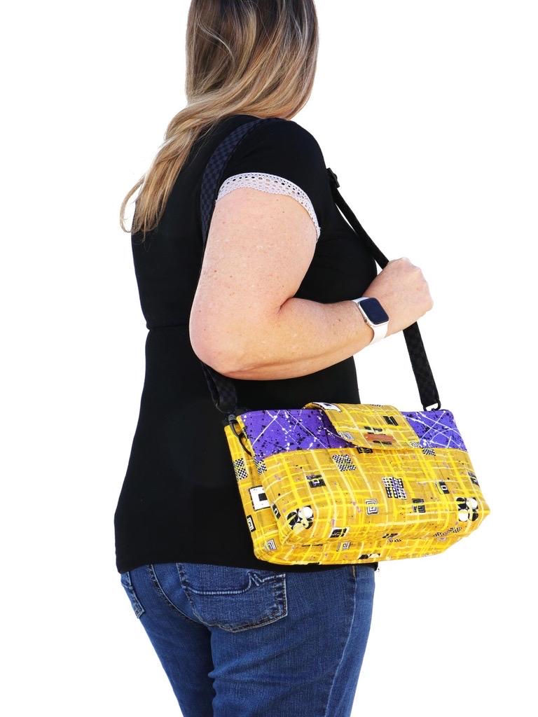 ByAnnie Night and Day Purse and Reversible Mini Tote Pattern PBA298 (14 Colors of 18"x54" Mesh Packs Sold Separately)