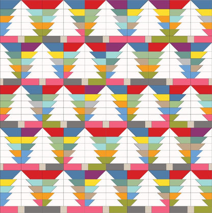 Kiley's Quilt Room Evergreen Quilt Pattern KQR117 - 5 Size Variations Per Pattern