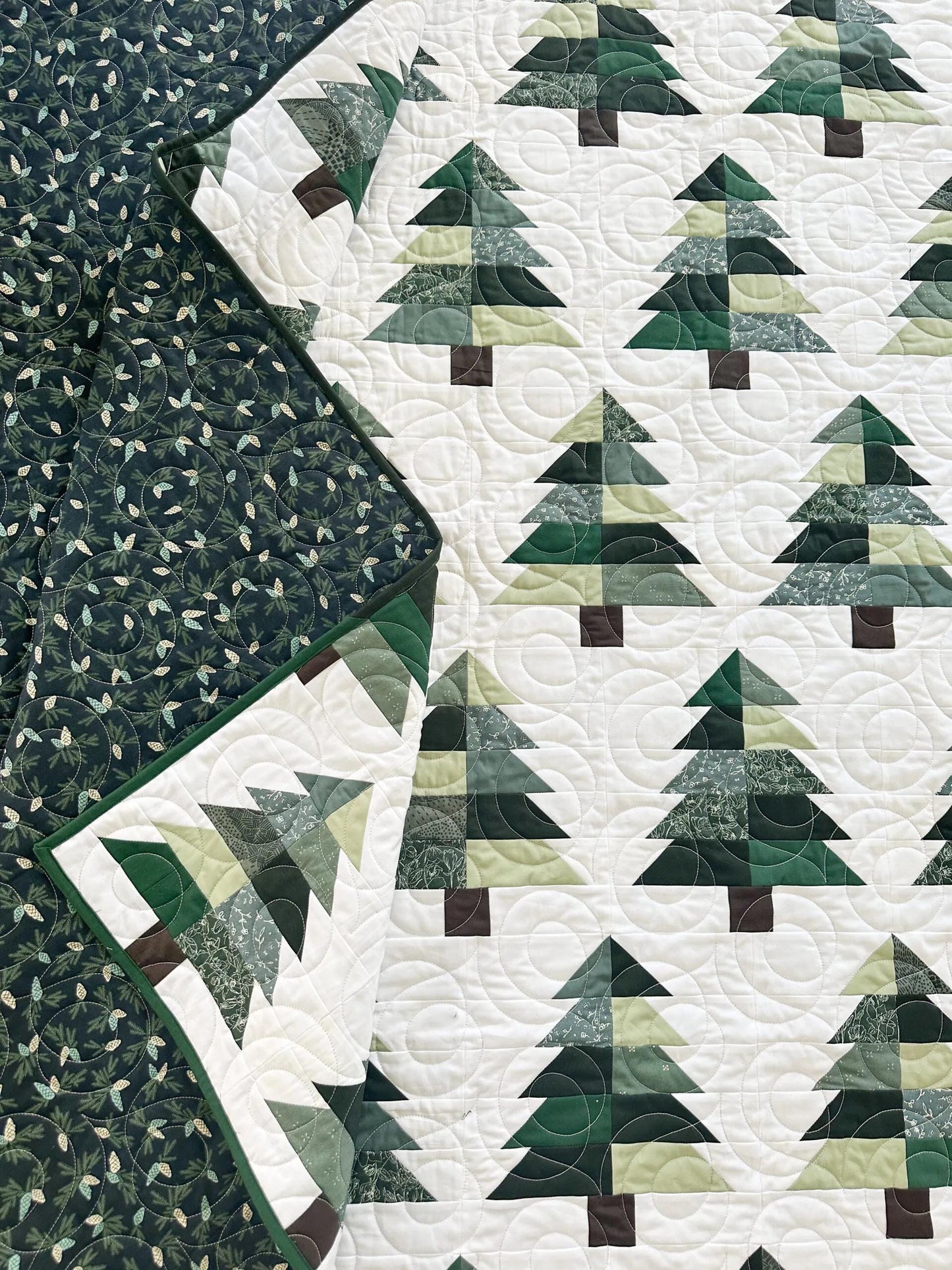 Kiley's Quilt Room Evergreen Quilt Pattern KQR117 - 5 Size Variations Per Pattern