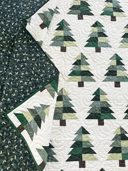 Kiley's Quilt Room Evergreen Quilt Pattern KQR117 - 5 Size Variations Per Pattern