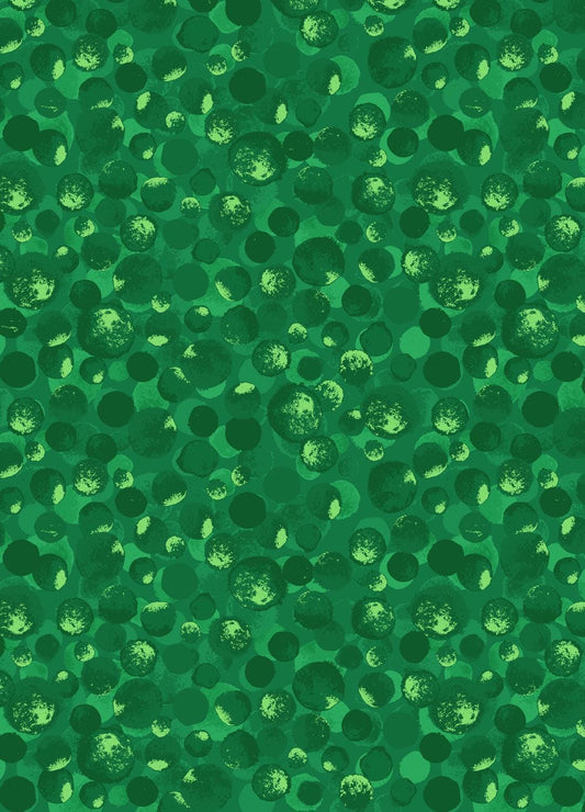 Lewis & Irene Bumbleberries Blenders Fabric Collection Shimmering Forest Metallic BB043