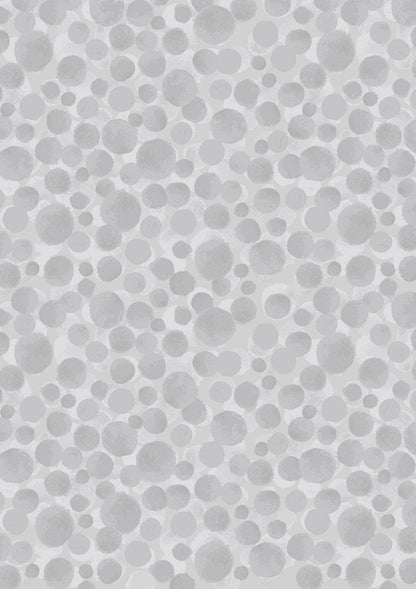 Lewis & Irene Bumbleberries Blenders Fabric Collection Silver Metallic BB149