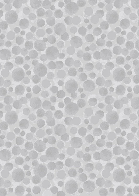 Lewis & Irene Bumbleberries Blenders Fabric Collection Silver Metallic BB149