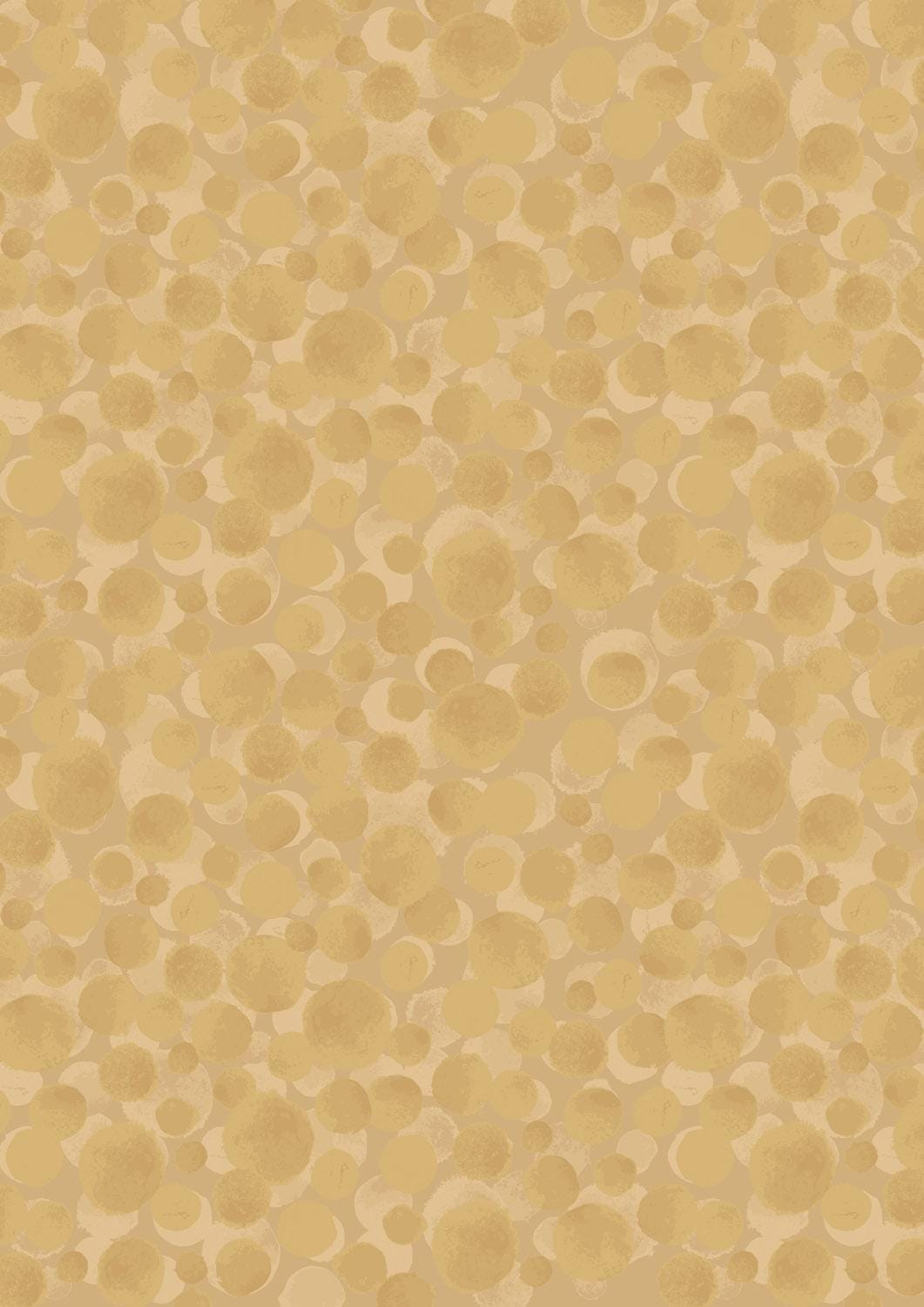 Lewis & Irene Bumbleberries Blenders Fabric Collection Gold Metallic BB151