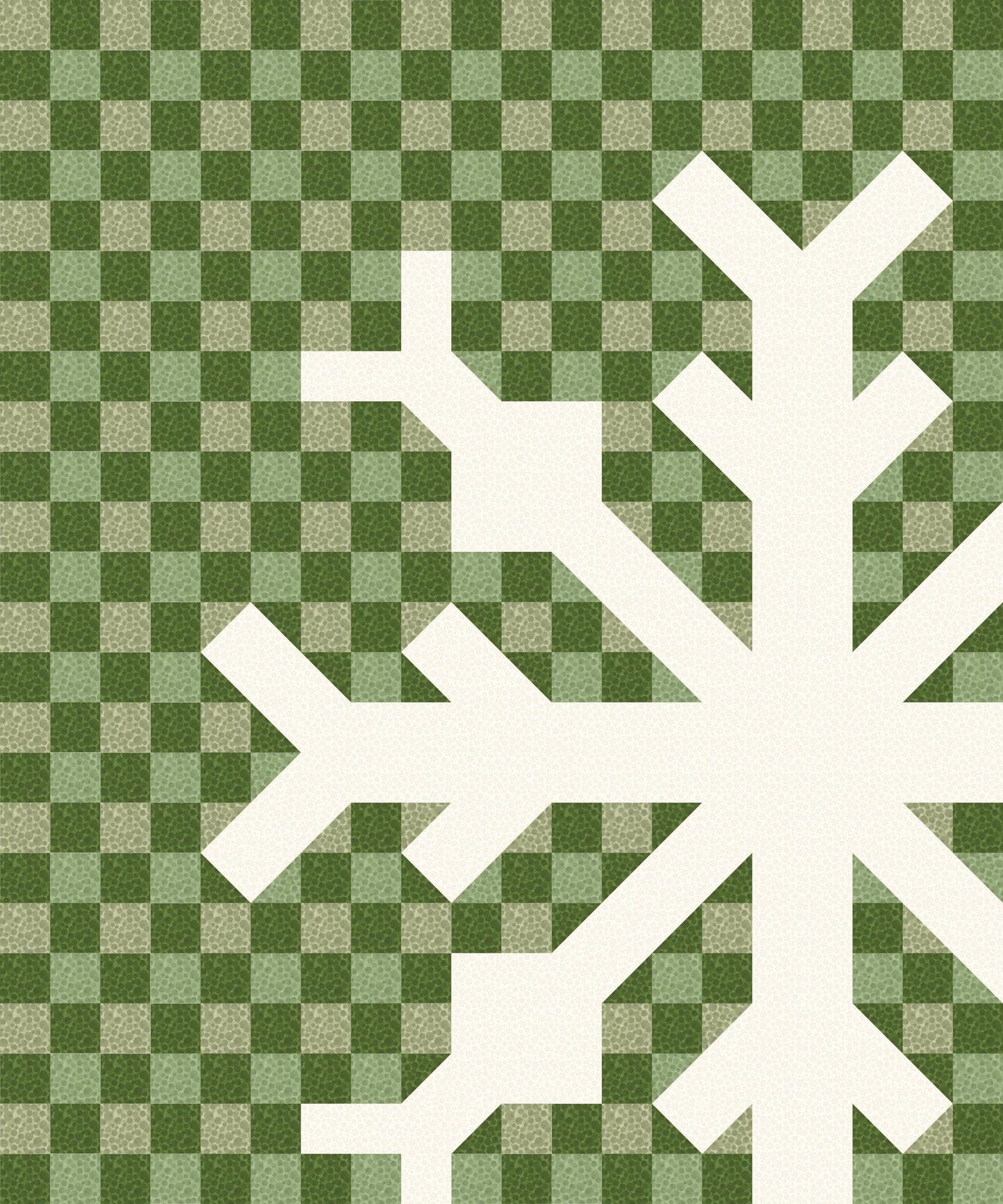 LIMITED EDITION Lewis & Irene Snowflake Quilt Kit Featuring Lewis and Irene Bumbleberries Fabric Collection