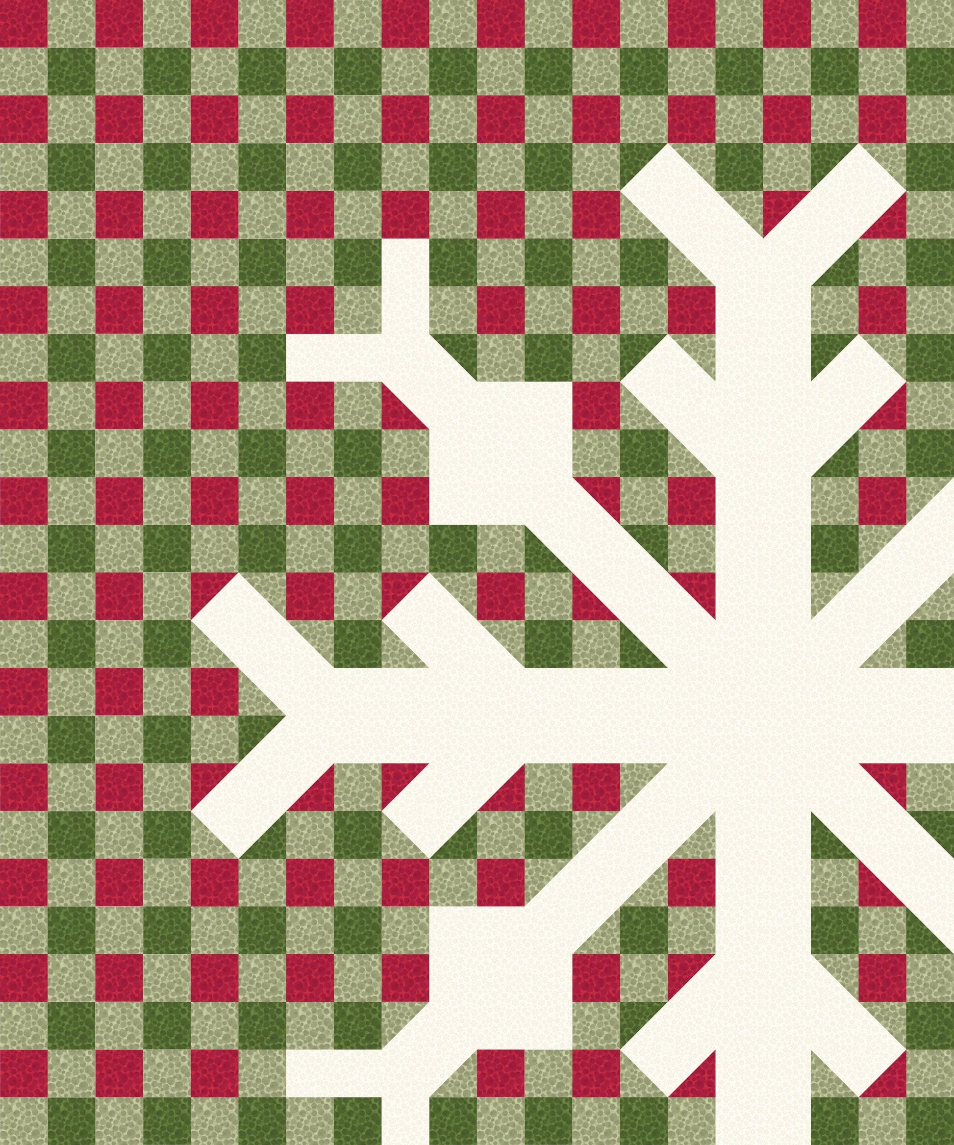 LIMITED EDITION Lewis & Irene Snowflake Quilt Kit Featuring Lewis and Irene Bumbleberries Fabric Collection