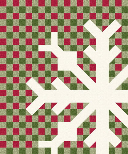 LIMITED EDITION Lewis & Irene Snowflake Quilt Kit Featuring Lewis and Irene Bumbleberries Fabric Collection