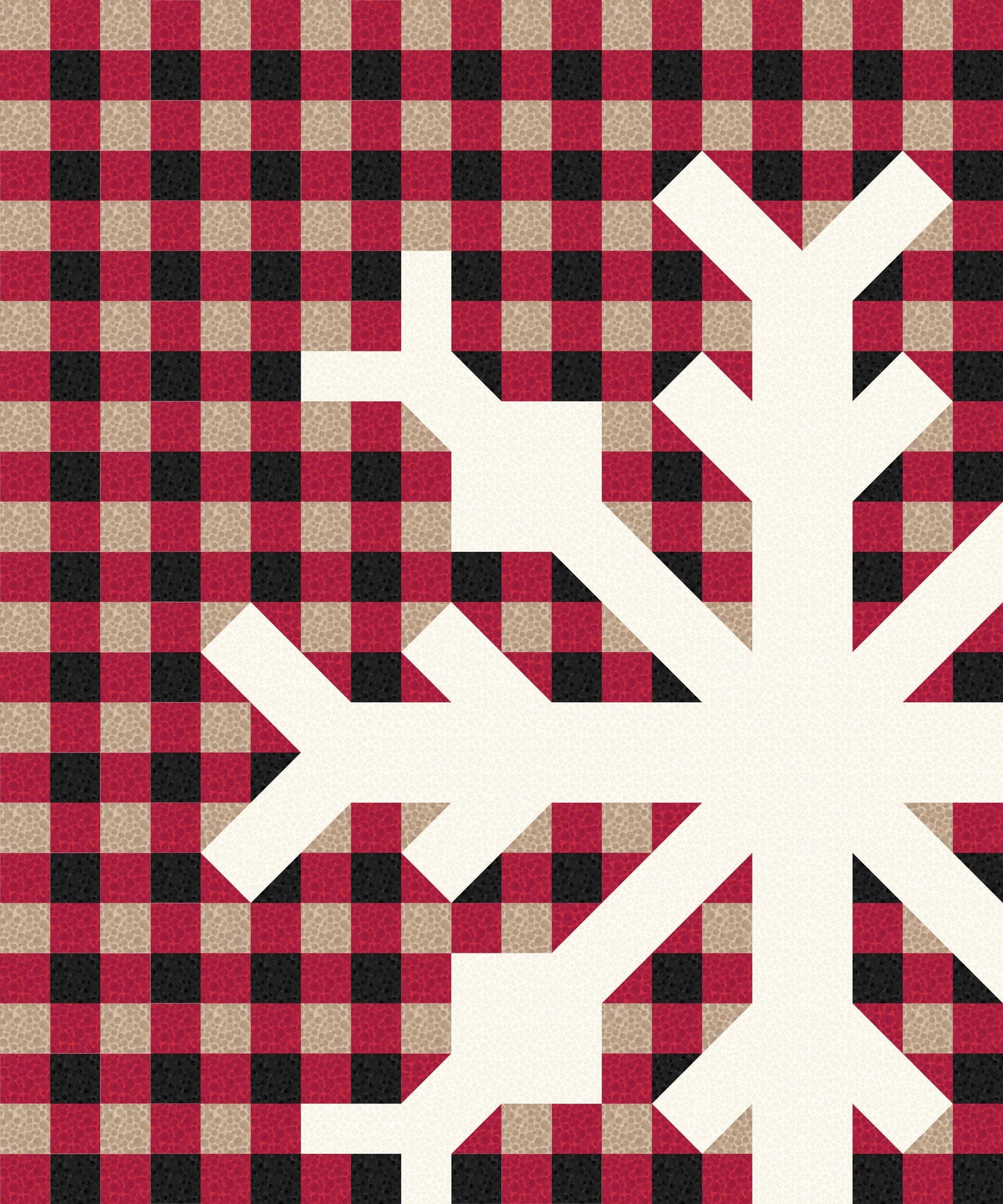 LIMITED EDITION Lewis & Irene Snowflake Quilt Kit Featuring Lewis and Irene Bumbleberries Fabric Collection