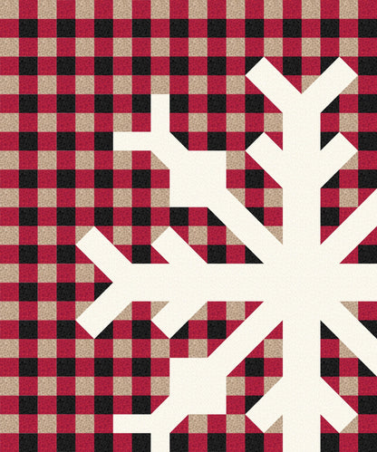 LIMITED EDITION Lewis & Irene Snowflake Quilt Kit Featuring Lewis and Irene Bumbleberries Fabric Collection