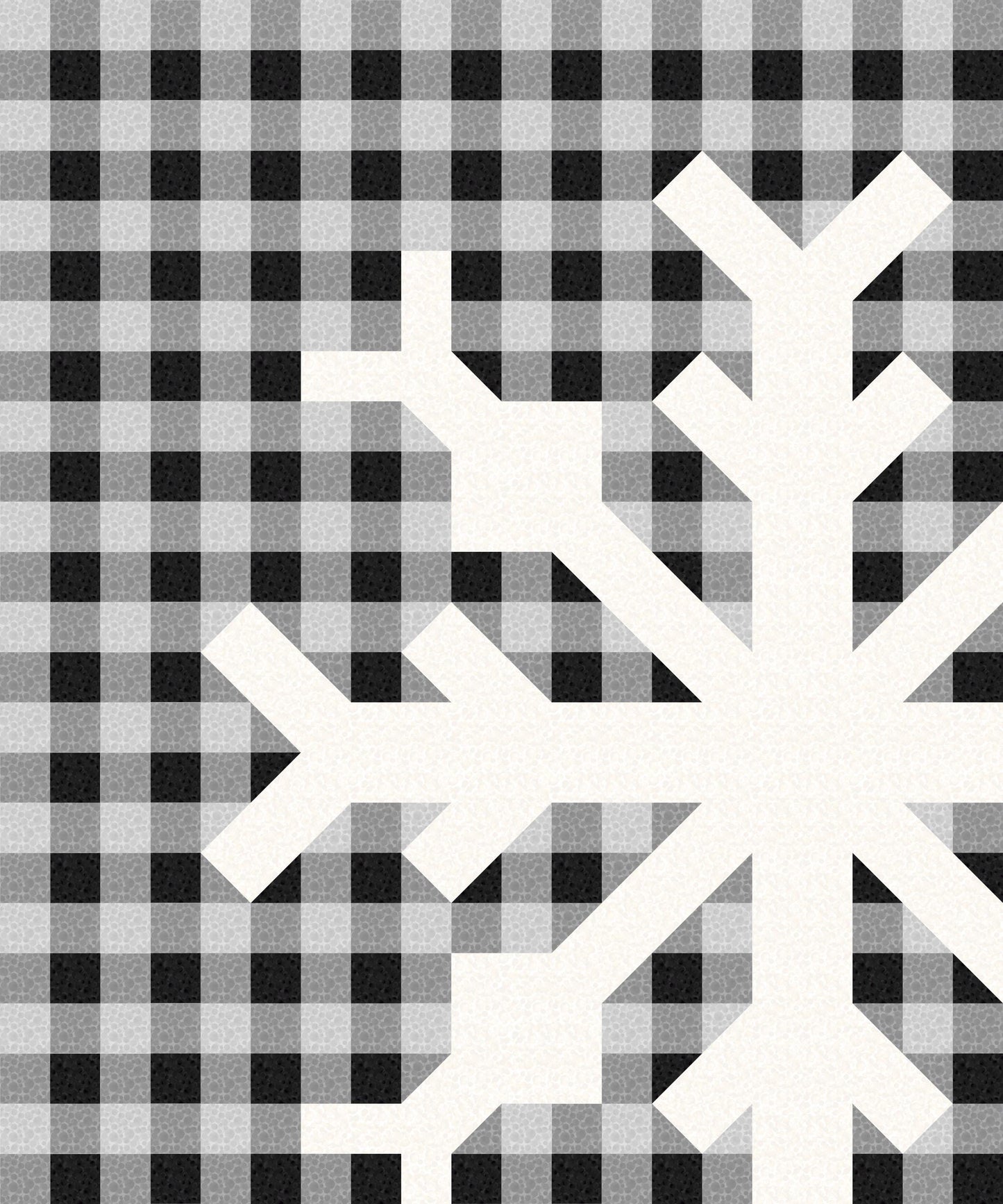 LIMITED EDITION Lewis & Irene Snowflake Quilt Kit Featuring Lewis and Irene Bumbleberries Fabric Collection