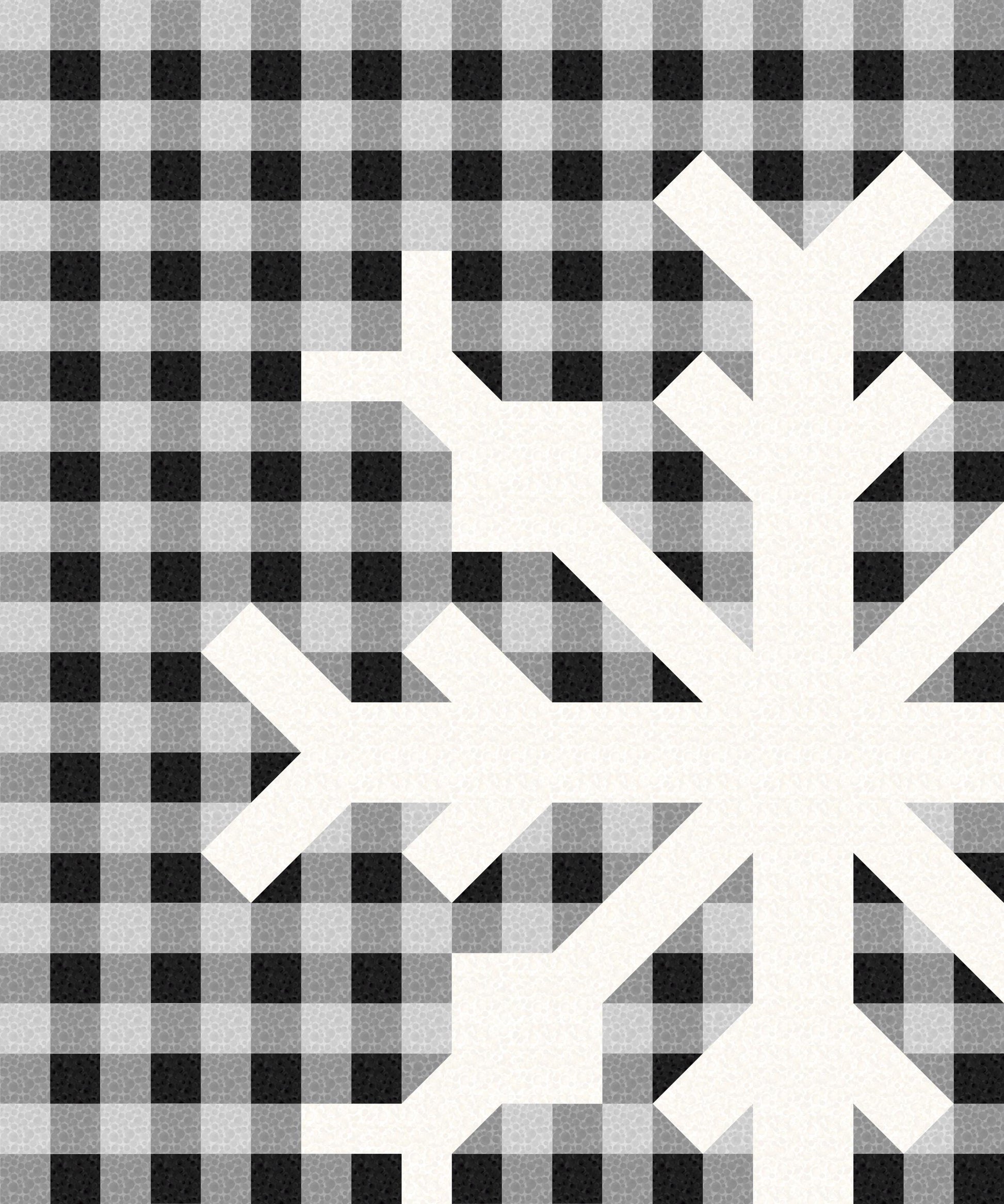 LIMITED EDITION Lewis & Irene Snowflake Quilt Kit Featuring Lewis and Irene Bumbleberries Fabric Collection