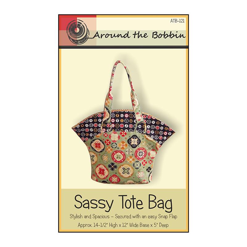 Around The Bobbin Sassy Tote Bag Pattern ATB-121