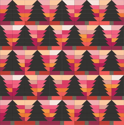 Kiley's Quilt Room Evergreen Quilt Pattern KQR117 - 5 Size Variations Per Pattern