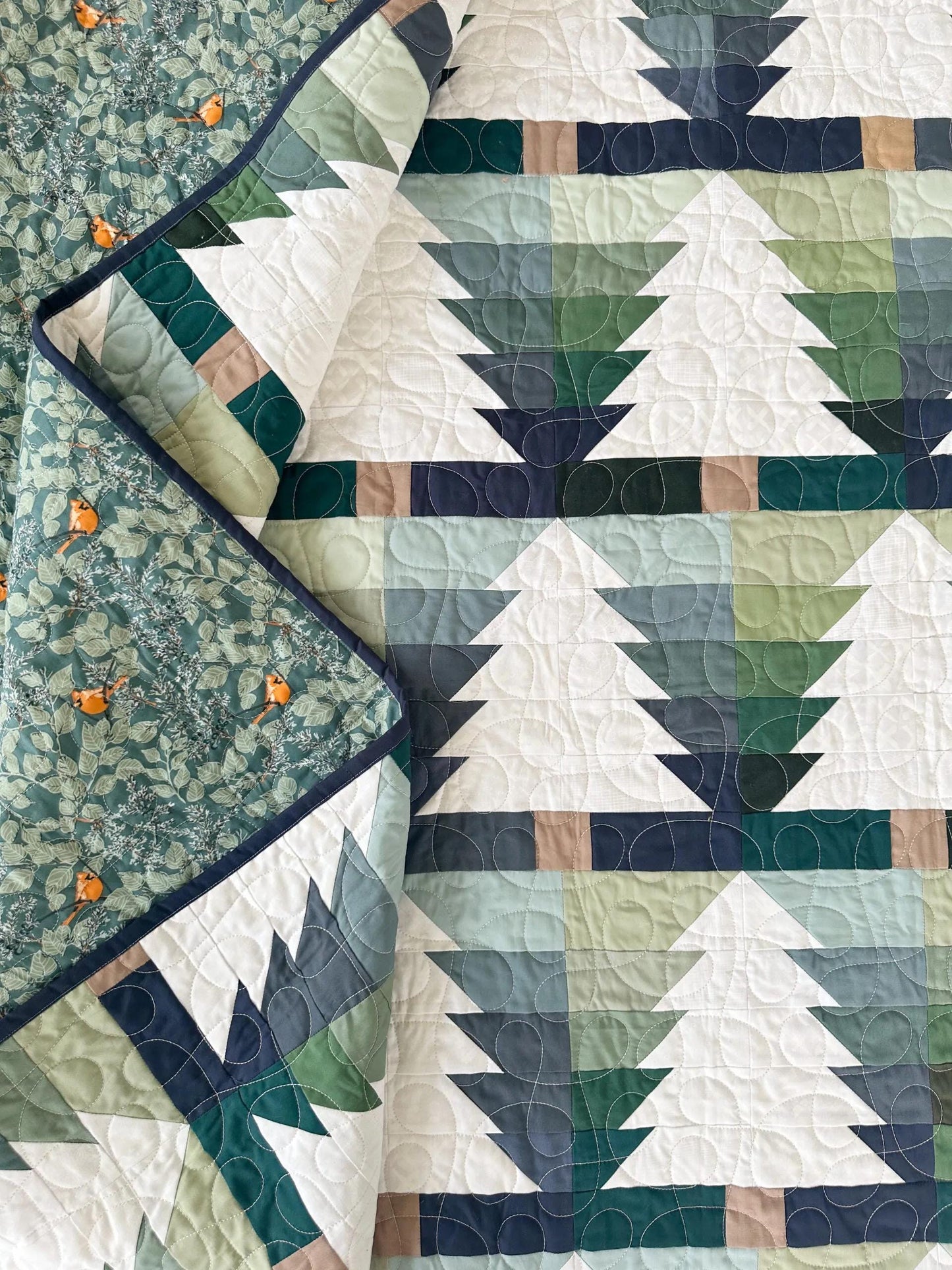 Kiley's Quilt Room Evergreen Quilt Pattern KQR117 - 5 Size Variations Per Pattern