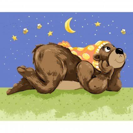 Susybee Baron The Bear Fabric Collection 1-Yard Panel Authentic Premium 100% Cotton Quality Shop Quality Fabrics