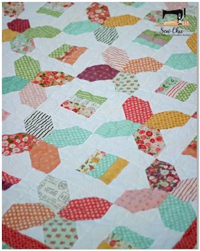 The Tipsy Needle Lollipop Kisses Quilt Pattern