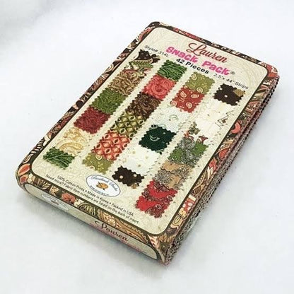 Paintbrush Studio Lauren Fabric Collection Snack Pack (40 - 2.5" Fabric Strips) Authentic Premium 100% Cotton Quilt Shop Quality Fabrics