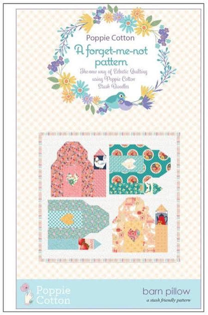 Poppie Cotton Blueberry Barn Pillow Pattern