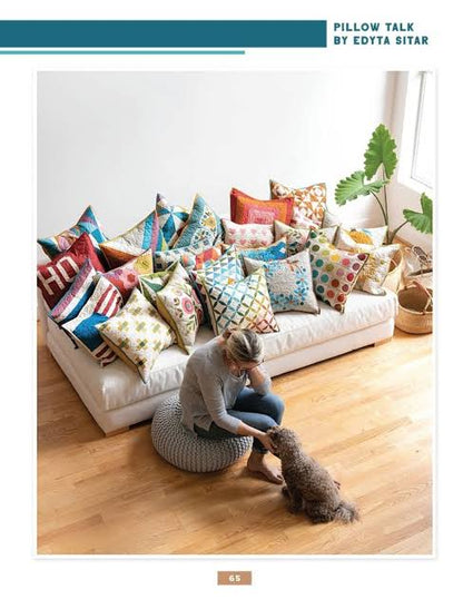 Laundry Basket Edyta Sitar Pillow Talk Pillow Pattern Book - 25 Lovely Pillows For Your Home Sweet Home (Softcover)