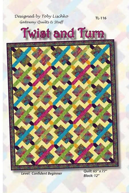 Gateway Quilts and Stuff Twist & Turn Quilt Pattern