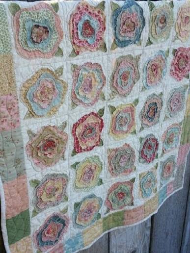 Heather French Vintage Meadow Artworks French Roses Quilt Pattern