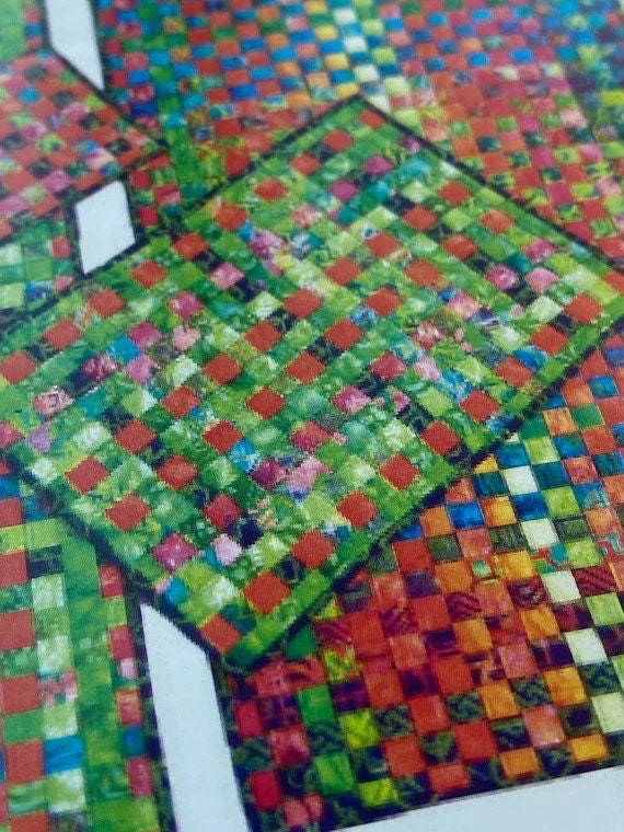Aunties Two Crisscross Table Runner Pattern - 4 Size Variations Per Pattern